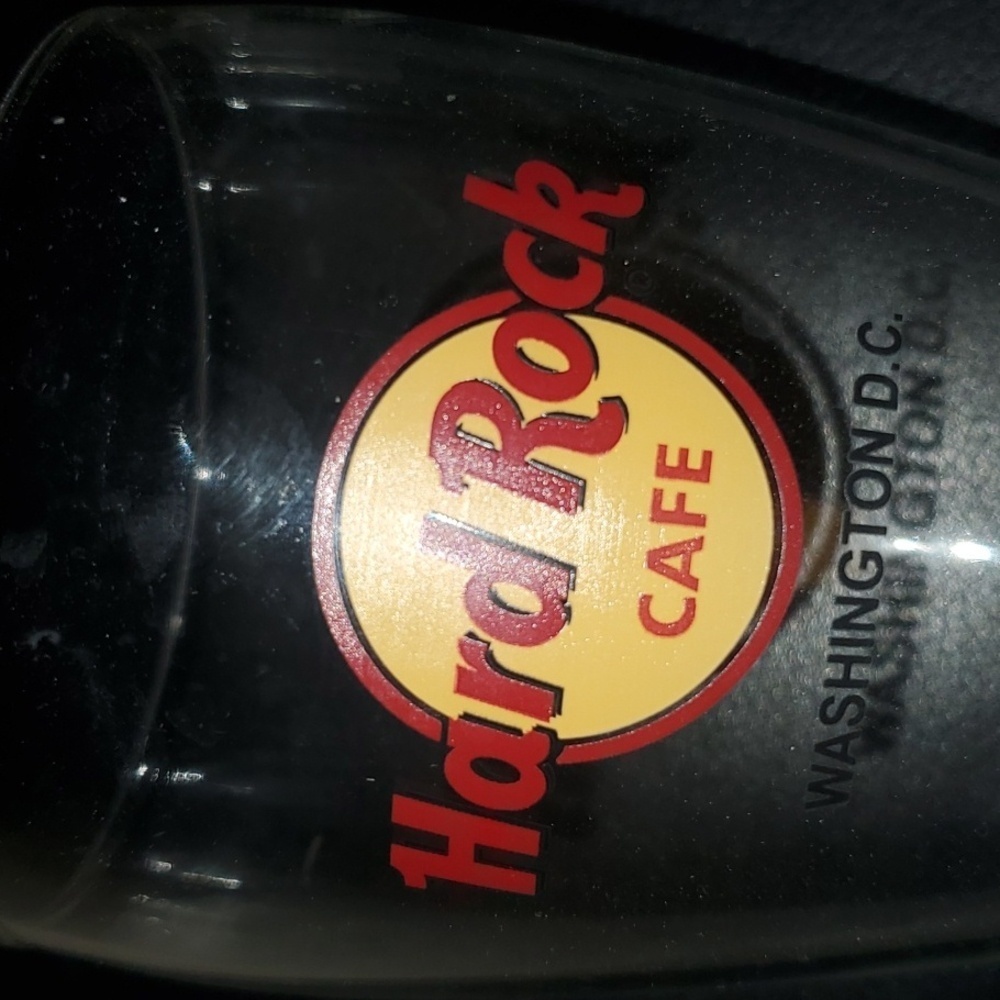 Hard Rock Cafe Washington DC Logo Pint Glass Pilsner